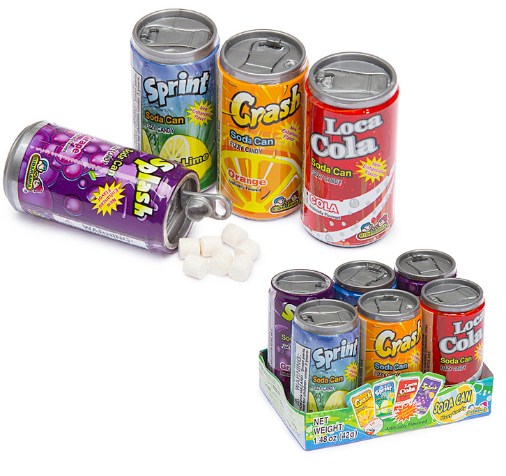 Soda can candy